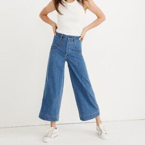 Madewell Emmett Wide-Leg Crop Jeans Rainbow 28